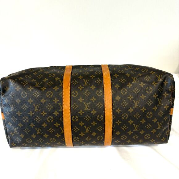 Louis Vuitton Monogram Keepall Bandouliere 55 With Strap COA Included - Picture 6 of 15
